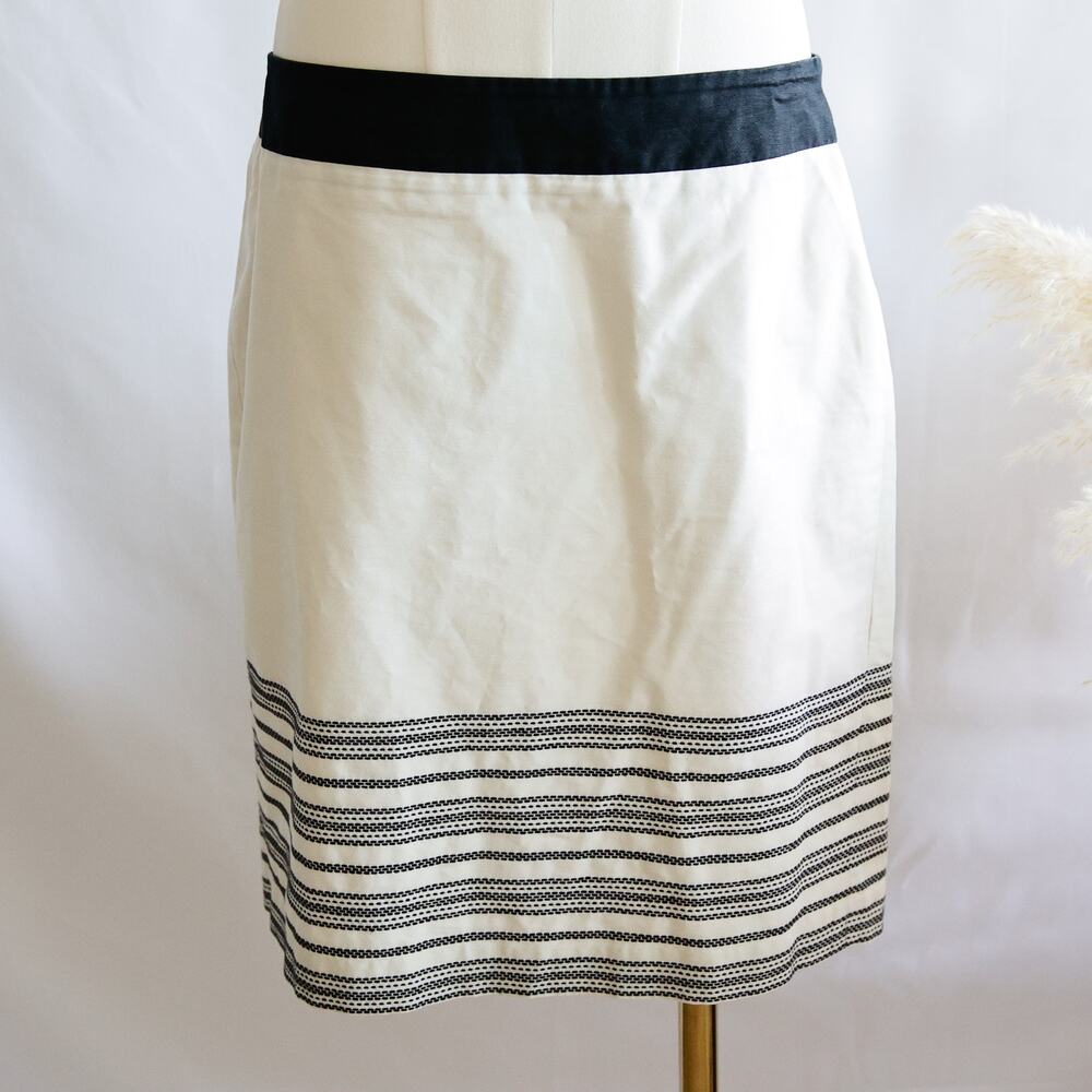 Ann Taylor Cotton preppy Vixen Pencil skirt size 10 M
